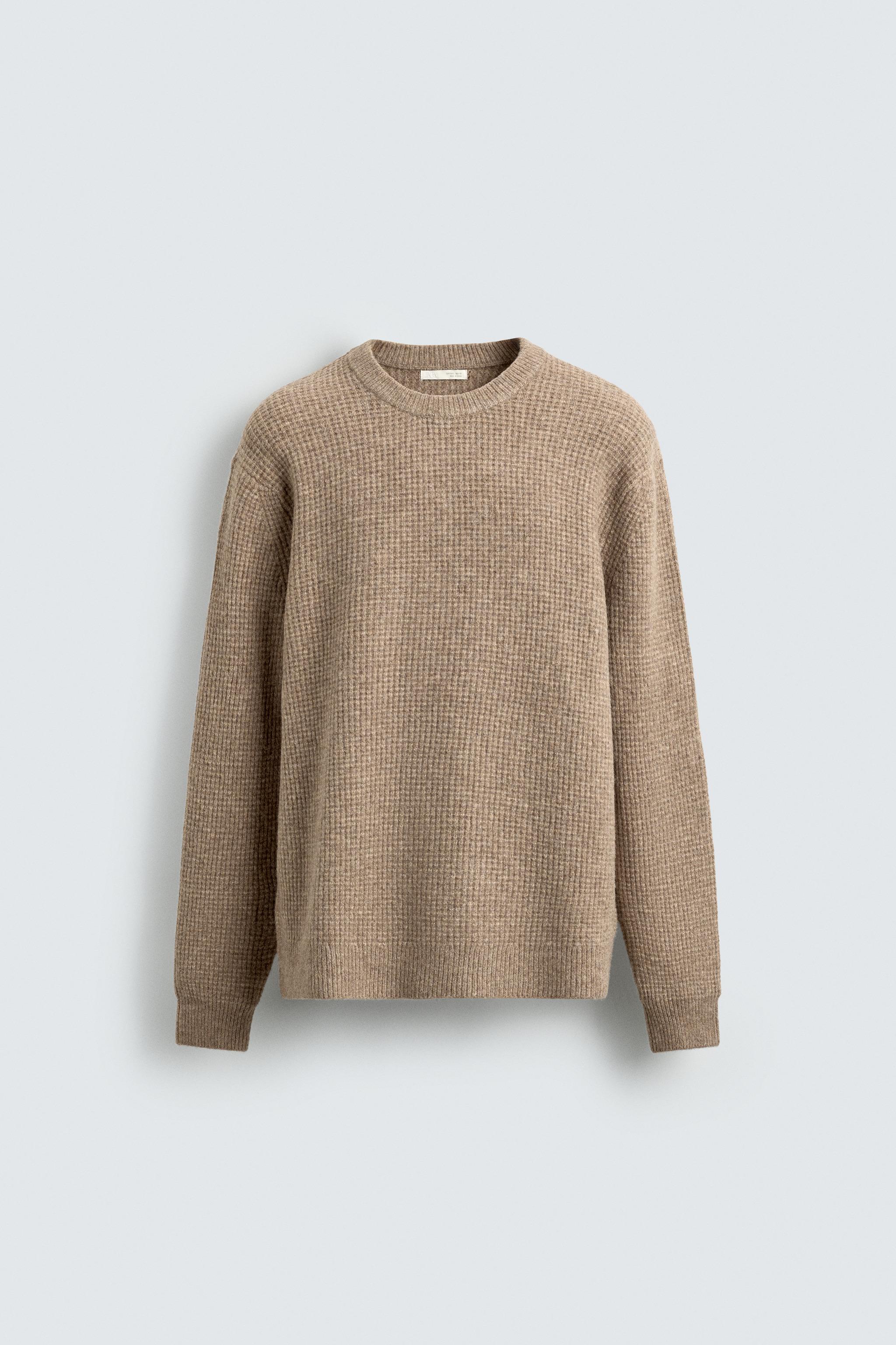 REGULAR FIT WAFFLE TEXTURED JUMPER